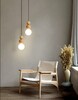 Миниатюра фото подвесной светильник inodesign beads bright wood 44.2510 | 220svet.ru